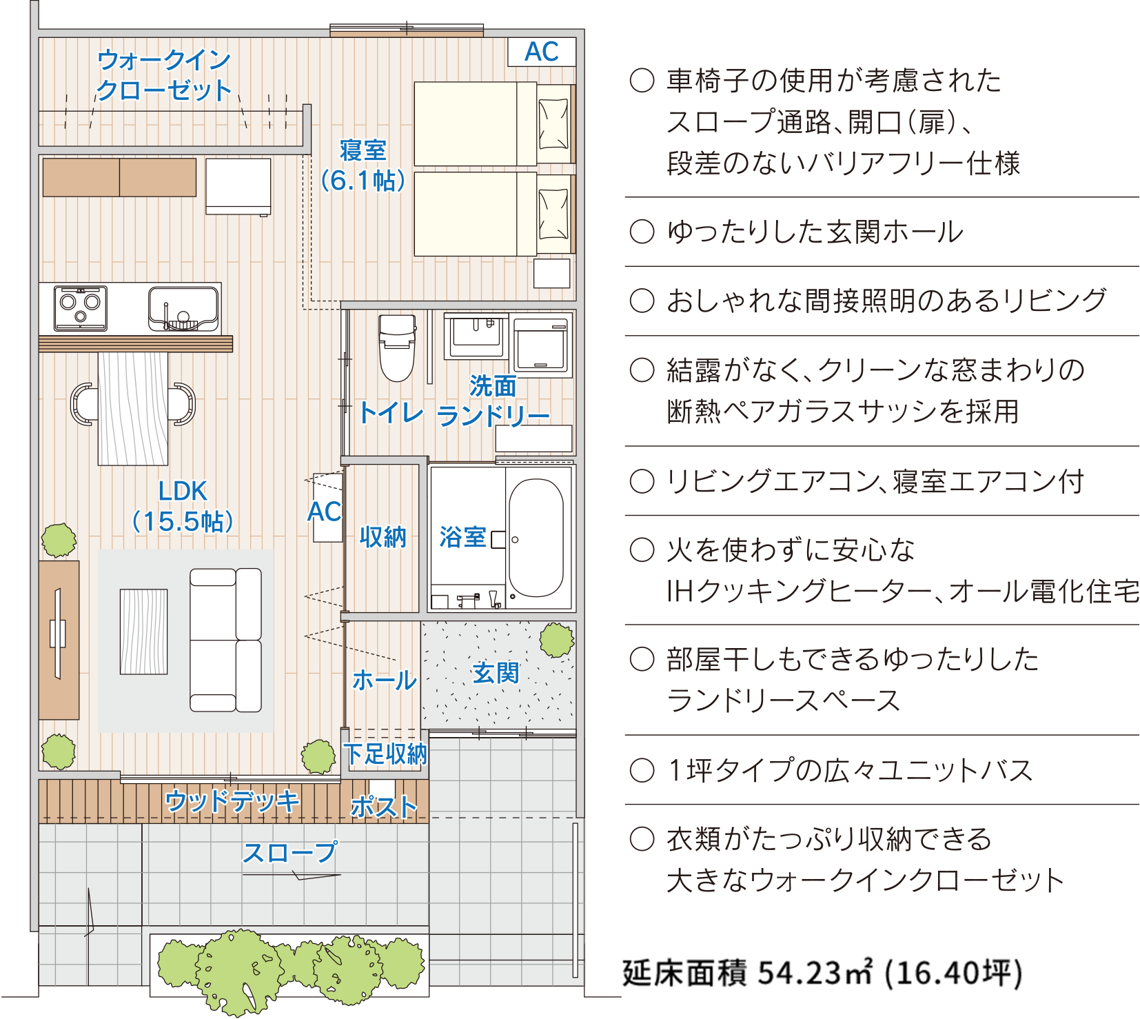 全棟プライバシーが尊重された独立棟